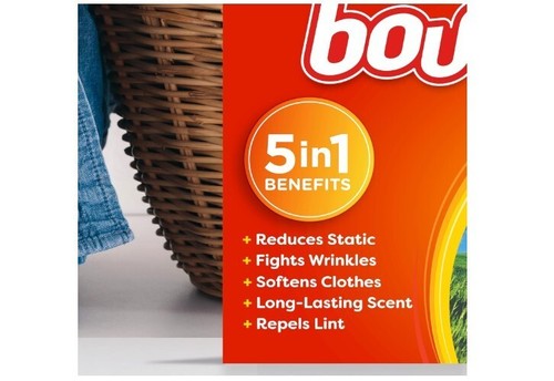Bounce Dryer Sheets Laundry Fabric Softener, Outdoor Fresh 240 Ct & 120 Ct - Picture 4 of 11