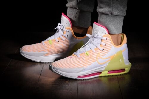 orig NIKE LEBRON WITNESS VI Sneaker Basketball White Lemon Twist Gr.45 US 11 NEU - Bild 3 von 10