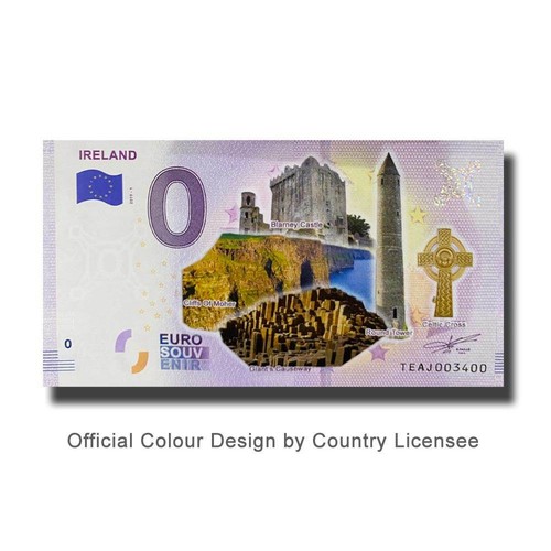 Billete de recuerdo euro color Irlanda TEAJ Irlanda 2019-1 - Imagen 1 de 2