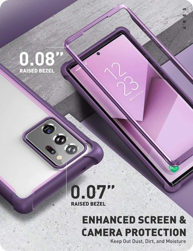 i-Blason for Samsung Galaxy Note20 Ultra 6.9" Dual Layer Case Rugged Clear Cover - Picture 26 of 28