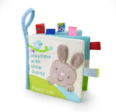Funny Zoo Stoffbuch ''Playtime with little bunny'' englisch