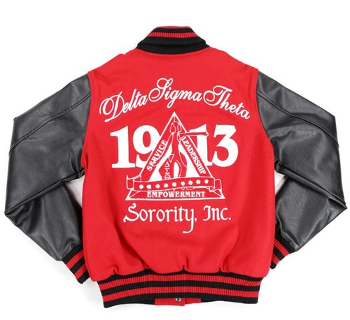 Delta Sigma Theta M4 Wool Jacket Red - Picture 2 of 5