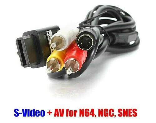 GameCube S-Video AV Kabel Nintendo Game Cube, N64, SNES NEU  - Bild 2 von 3