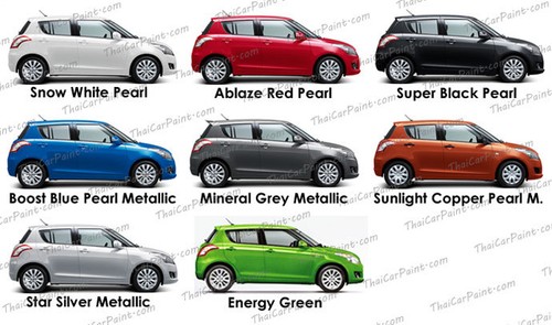 Front Side Skirt V2 RS Style Painted 2 Pc For Suzuki Swift Hatchback 2012 - 2016 - Picture 4 of 4
