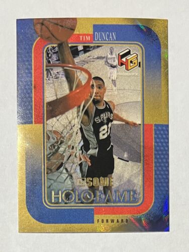 Tim Duncan 1999-00 Upper Deck HoloGrFx HOLOFAME GOLD auSOME Card #HF-5 AU - Zdjęcie 1 z 2