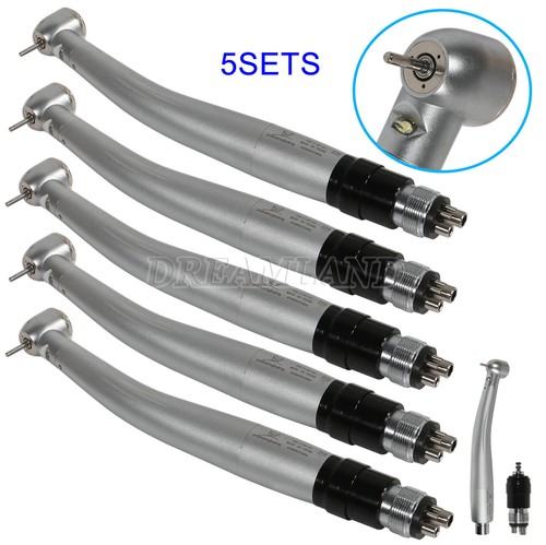 5 Turbina Dental E-generator Luz LED Large Torque Head 4Hole Coupler NSK Style - Imagen 4 de 14