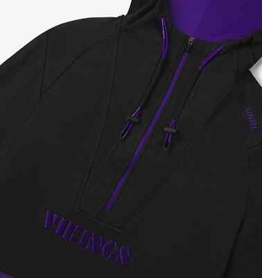 Huuuw♡ UNRL x Minnesota Vikings Crossover Half-Zip Hoodie (L) ~ NWT