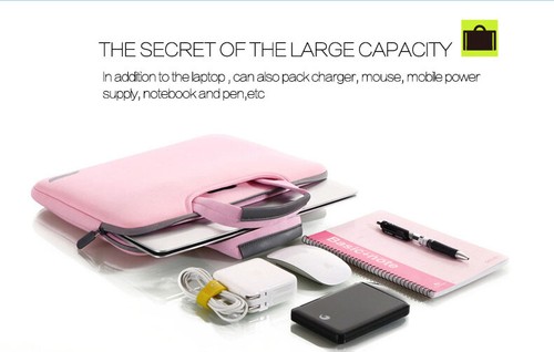 Macbook Microsoft Acer HP 11"13"15"15.6" Soft Computer Bag Laptop Sleeve Case UK - Picture 6 of 17