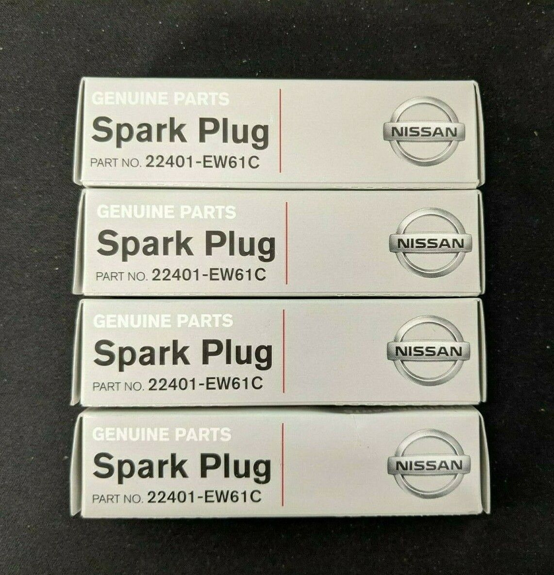 GENUINE OEM NISSAN IRIDIUM SPARK PLUG BY DENSO - SET OF 4 22401-EW61C