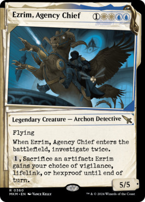 x1 Ezrim, Agency Chief MKM MTG 360 SHOWCASE RARE M/NM 1x