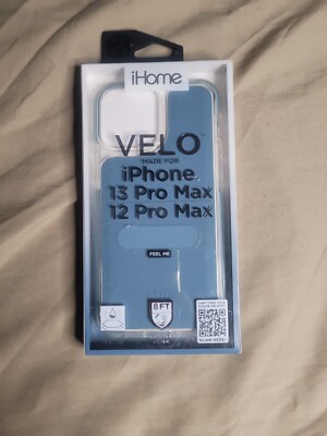iHome Silicone Velo Case for iPhone 12 Pro Max, 13 Pro Max Mint