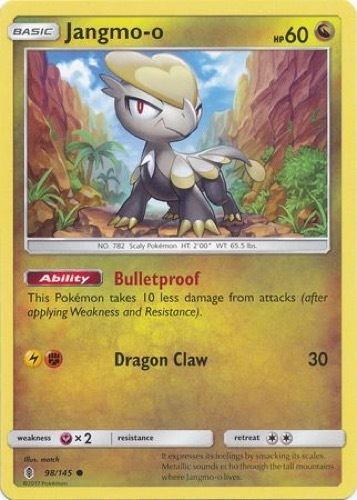 4 x Jangmo-o (Guardians Rising 98/145) - Common