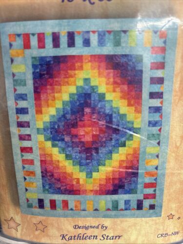 Nana’s Wish Crib Quilt Kit 48x60 Starr Designs Hand Dyed Fabrics - Picture 2 of 4