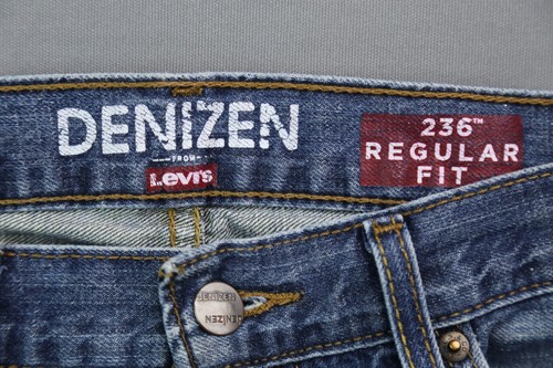Men's 2014 Denizen Levi's Jeans 236 Regular Fit Size 36x32 (Msr 36x30) - Picture 3 of 11