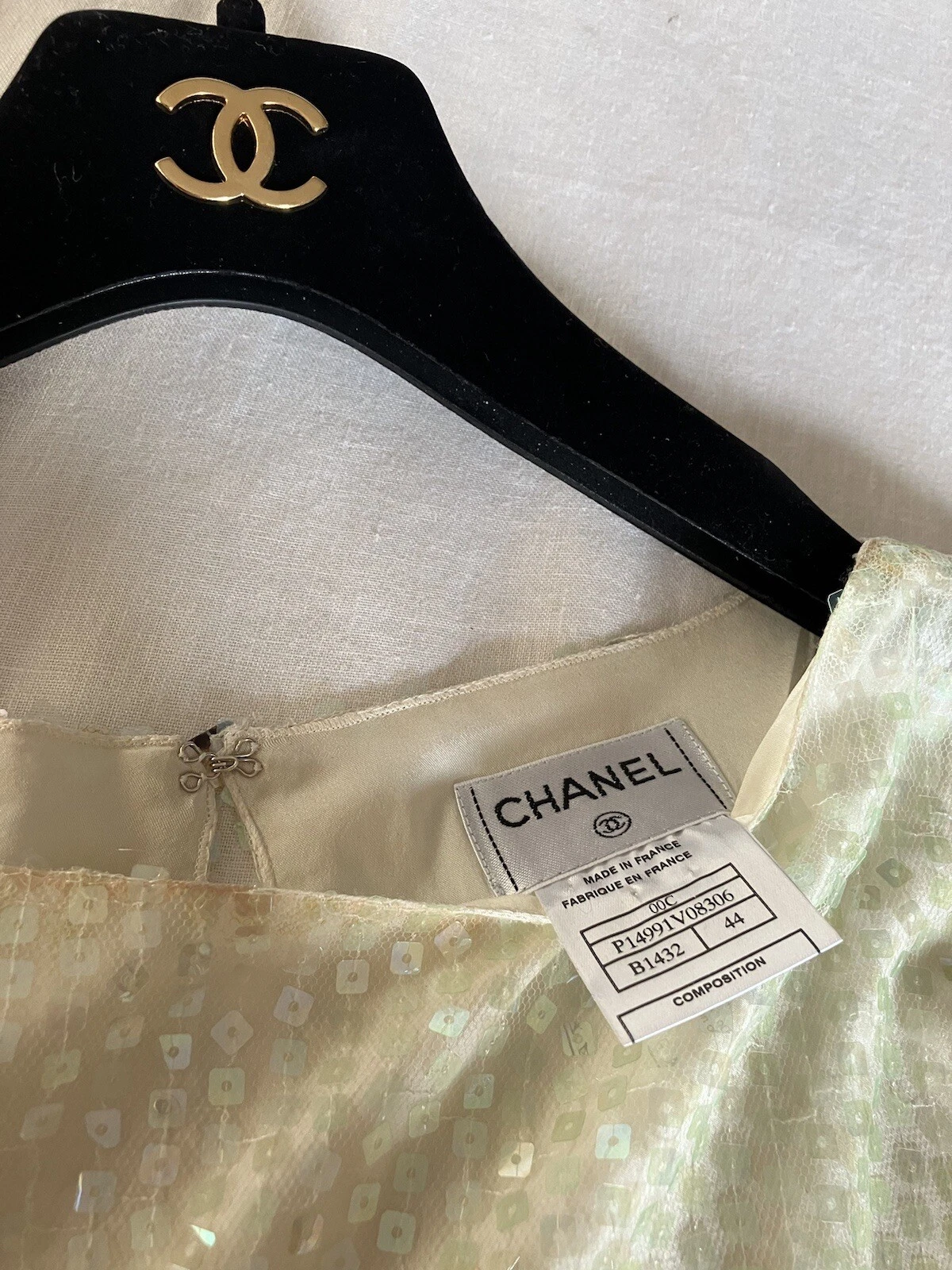 Gilet Chanel Sparkling 3 Colori Paillettes Taglia 44 (Plz Leggi Descrizione)