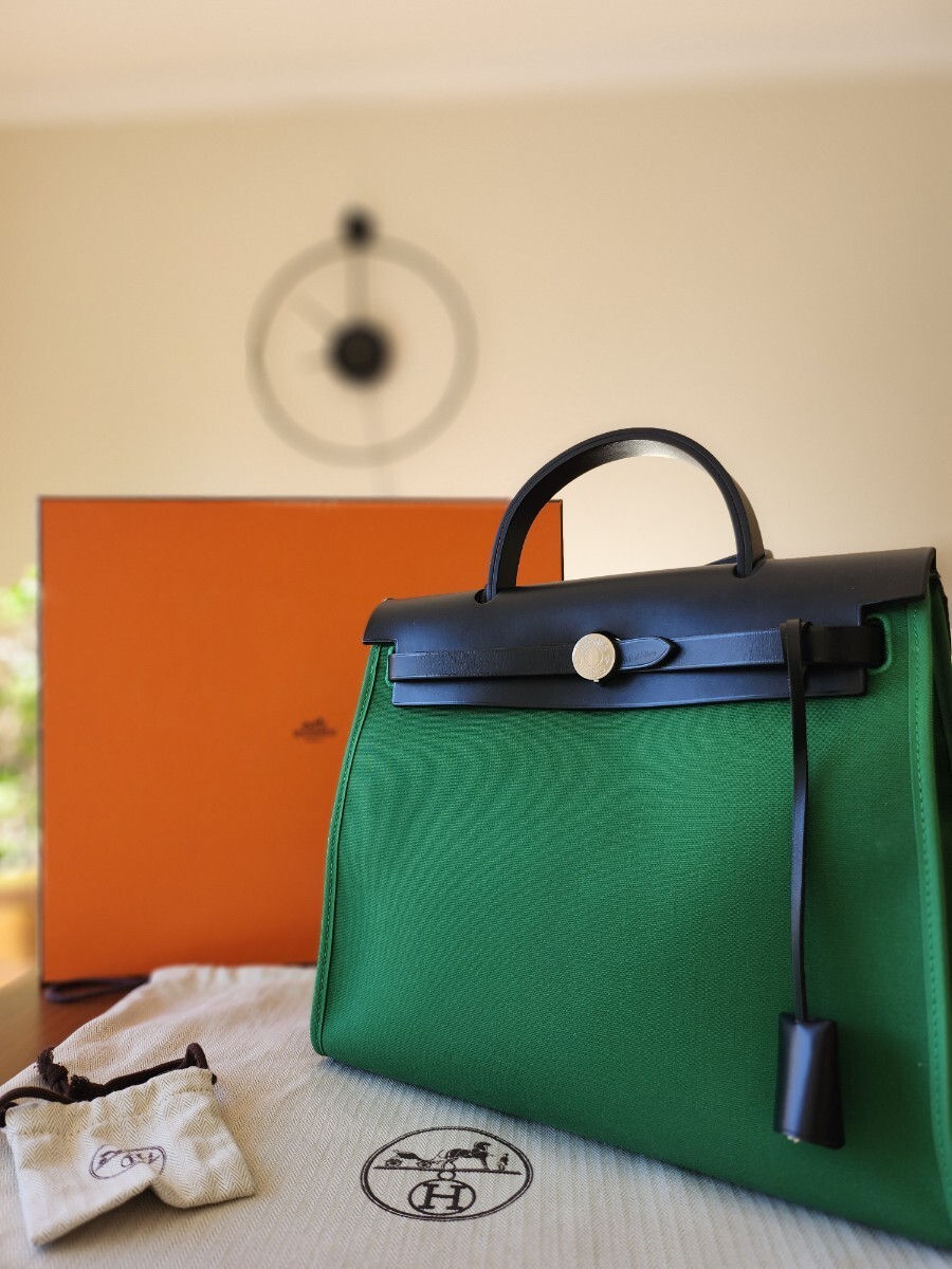 エルメス Herbag Zip 31 カーキ キャンバス エルバッグ Hermes Herbag Zip 31 Bag | eBay