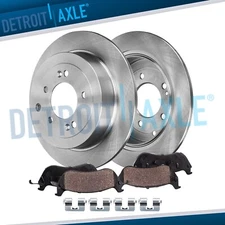 302mm Rear Disc Brake Rotors Ceramic Brake Pads for Hyundai Tucson Kia Sportage