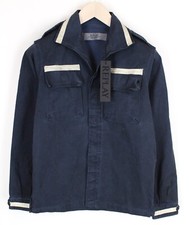 REPLAY Womens Jacket S Faded Button-Up Overshirt Worker Style Blue