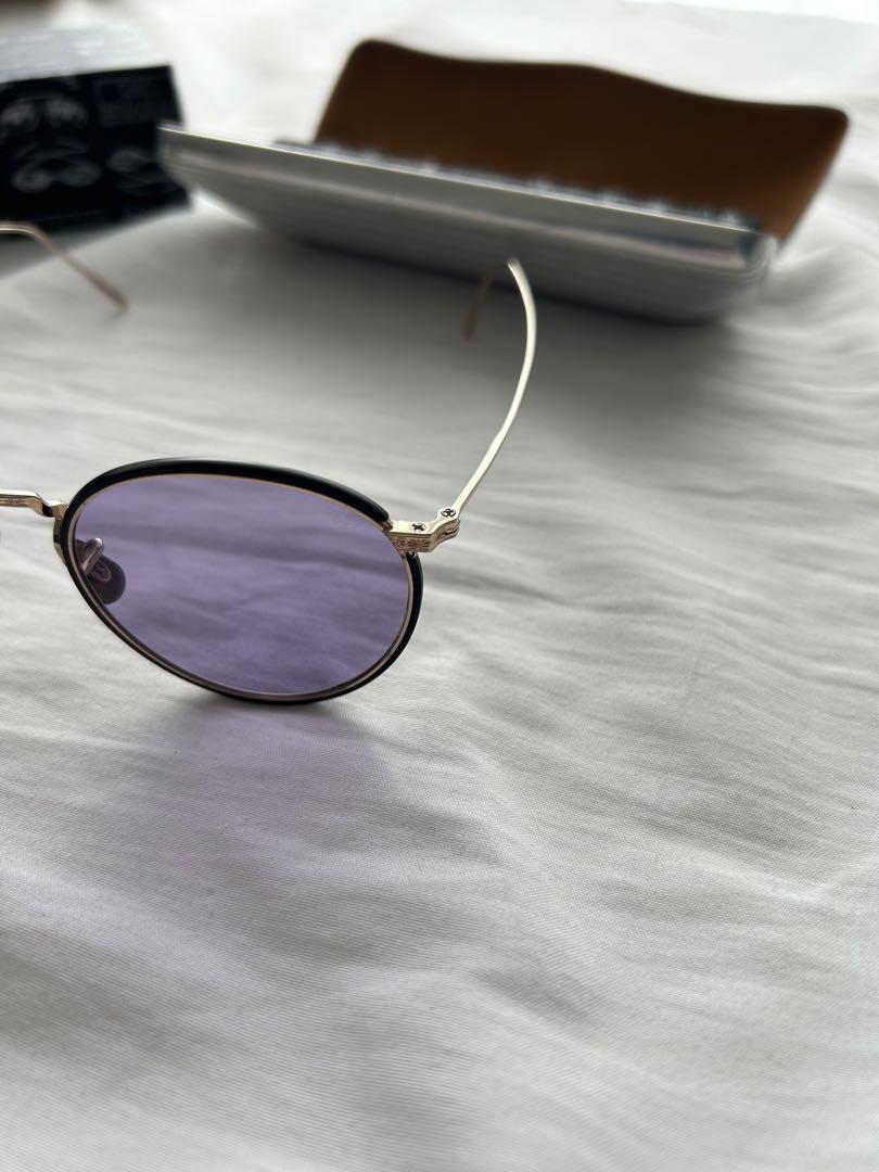 Eyevan7285 717W Sunglasses Size48□24-145 Purple Windsor Rim Celluloid Version