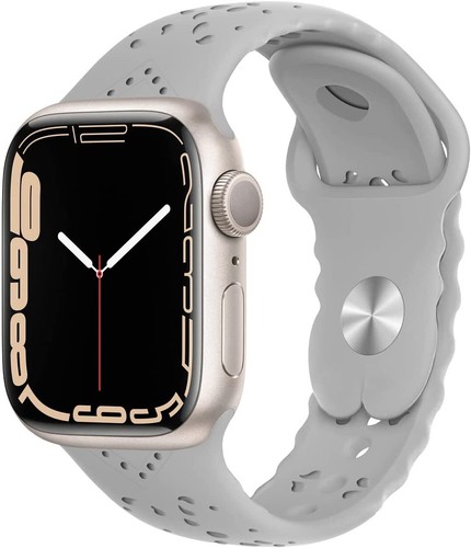 Strap For Apple Watch Silicone Band Series 7 6 5 4 38mm 40mm 41mm 42mm 44mm 45mm - Picture 16 of 25