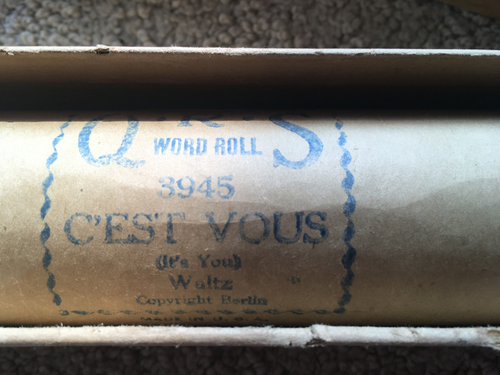 LOTE DE 12 ROLLOS DE MÚSICA DE PIANISTA QRS WORD ROLL VINTAGE - Imagen 7 de 11