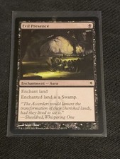 Magic the Gathering New Phyrexia Evil Presence