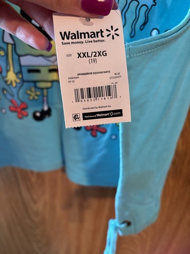 Nickelodeon SpongeBob Damen "Good Vibes" Crop Top Gr. XXL 19 Mehrfarbig - Bild 4 von 4