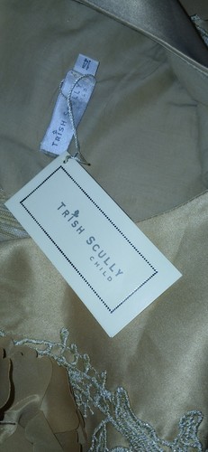 NWT Trish Scully child full length  party gown/ family picture Bianca gold 14 - Picture 8 of 16