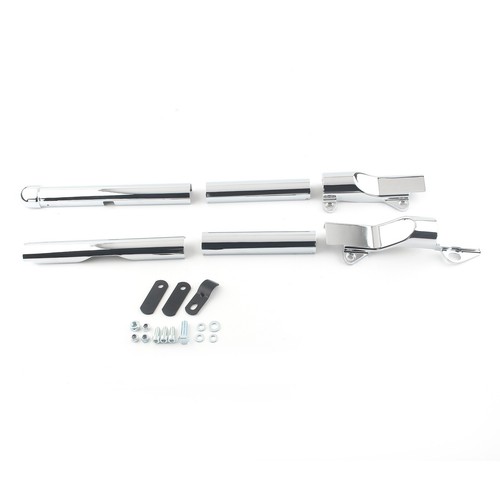 Fit For Harley Davidson Softail 2000-2007 Chrome Rear Swingarm Tube Covers - Foto 10 di 10