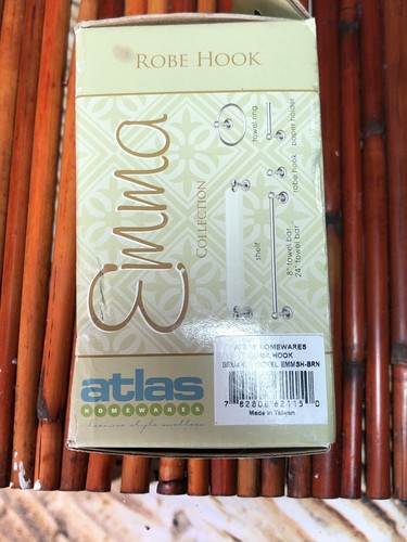 Atlas Homewares EMMSH Nickel Emma Collection 2" Single Robe Hook - Picture 3 of 5