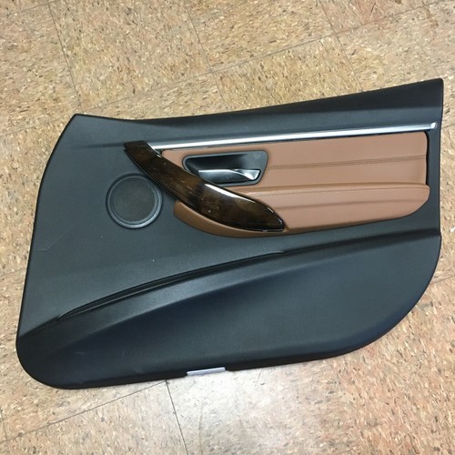 🚘 2012 - 2018 BMW F30 LCI Front Right Passenger Card Door Panel Brown OEM ⚙️