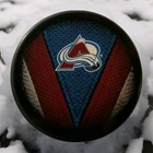 Colorado Avalanche Official Hockey Puck Nhl Inglasco Mfg.🇸🇰 Jersey Logo
