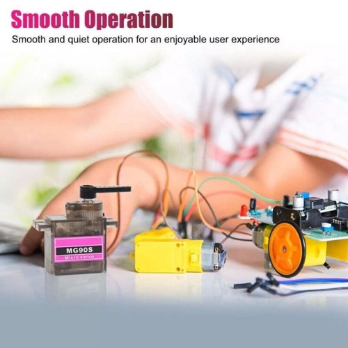 5x MG90S Metal Gear Micro Servo Mini Auto Servo für RC Boot Flugzeug Helikopter - Bild 5 von 12