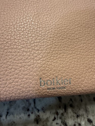 BOTKIER VALENTINA FLAT CROSSBODY BAG IN THE COLOR PINK PEARL NWT $198 Retail - Picture 8 of 10