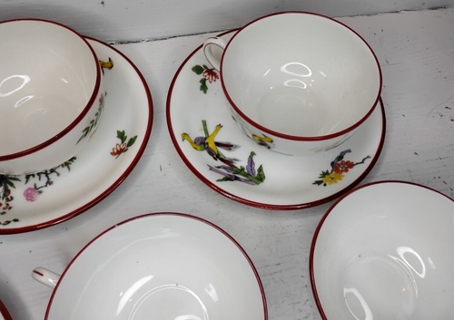 Rare Bird William Jean Pouyat Tea Cup Set 9 JPL Complete Sets and More - Picture 7 of 14