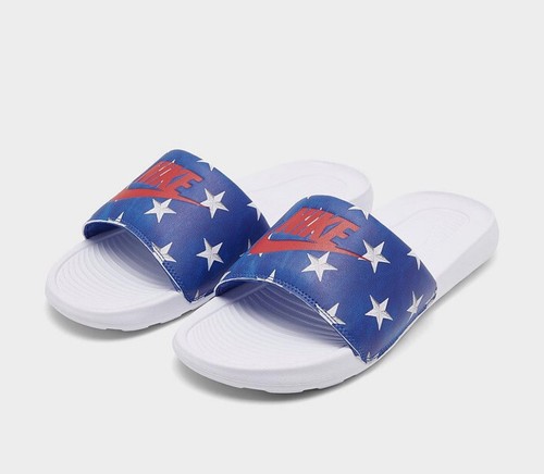NEW Nike Men’s Victori Stars Sport Slide Sandals Flops Shoes 402 Size 8 to 15 - Picture 2 of 10