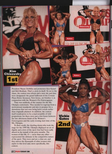 Flex Magazine 02/2000 Mary Yockey Kim Chizevsky Debra Rumsey Women’s Physique - Picture 12 of 14