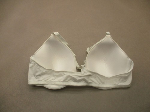 38C Calvin Klein Womens White Lined Underwire Front Close Racerback Demi Bra 9Q - Picture 3 of 5
