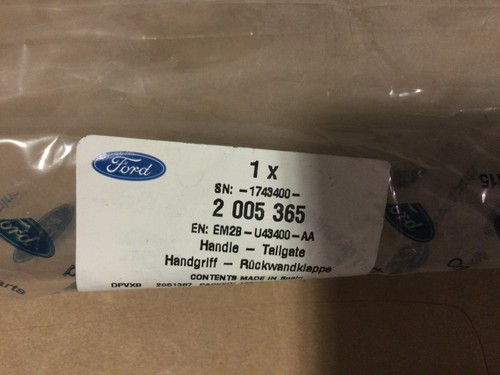 FORD S-MAX/GALAXY REAR TAILGATE HANDLE - Picture 5 of 5