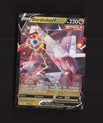 Duraludon V 122/203 Evolving Skies Ultra Rare Holo Pokemon Card - Picture 4 of 9
