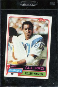 1981 Topps #150 Kellen Winslow San Diego Chargers CORNERS AND EDGES #3 SCANS | eBay