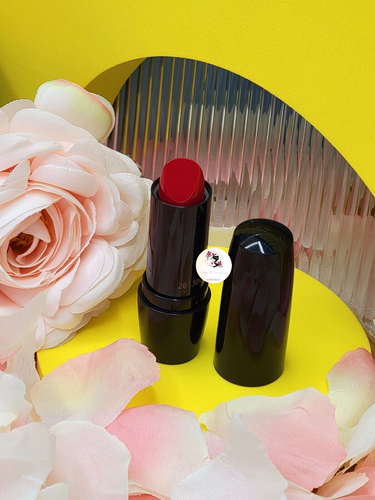 Lápiz labial Lancome Color Design 181 Rojo Stiletto (Crema) Talla Completa 0,14 OZ Auténtico - Imagen 2 de 4
