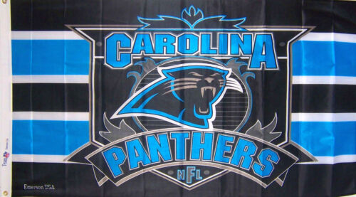 CAROLINA PANTHERS END ZONE 3x5 FLAG #1 Quality Genuine NFL Licensed Made in USA - Picture 1 of 4