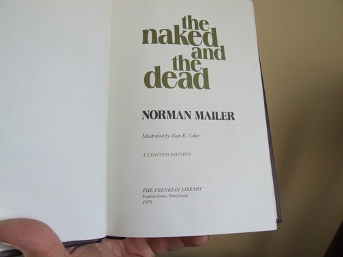 "The Naked & the Dead" by Norman Mailer Signed Franklin Library Limited 1979 - Picture 6 of 7