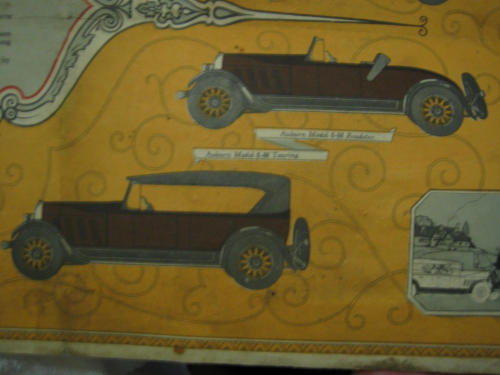 AUBURN AUTOMOBILE Co. Original 1926 Dealership Fold-Out COLOR Ad 66 & 88 20"x9" - Picture 6 of 17
