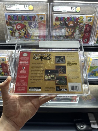 Factory Sealed Nightmare Creatures (Nintendo 64, 1998) - VGA 85+ (NOT WATA/CGC) - Picture 3 of 3