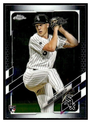 2021 Topps Chrome 69 Garrett Crochet Rookie RC Chicago White Sox card - Picture 1 of 2
