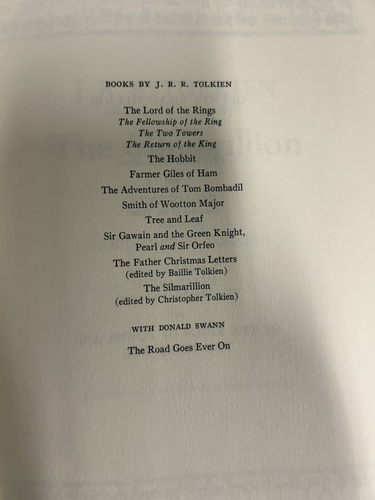 Tolkien The Silmarillion 1st Printing First US Edition 1977 Hardcover Maps & DJ - Picture 12 of 12
