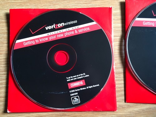 2 VerizonWireless CDM8910 CD ROM disks for THE OLD FLIP PHONES - Picture 6 of 8