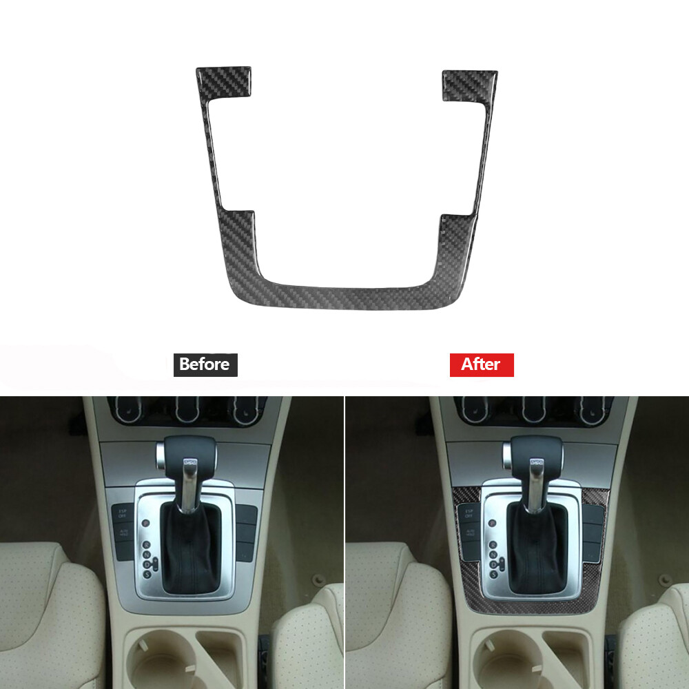 Carbon Fiber Gear Shift Panel Trim Cover for 2006-2011 Volkswagen Passat
